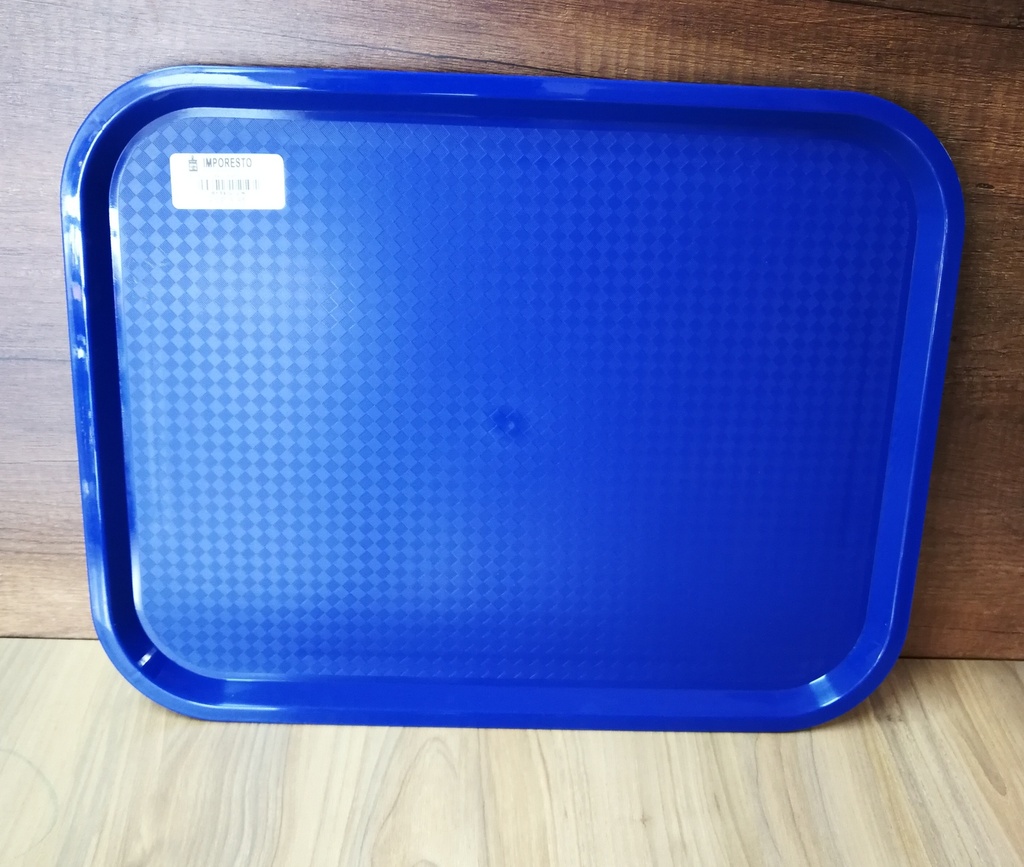 BANDEJA  PLASTICA 45,5*35,5 CM AZUL