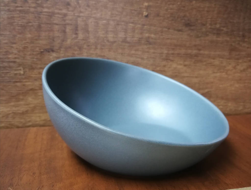 BOWL PORCELANA GRIS 15CM