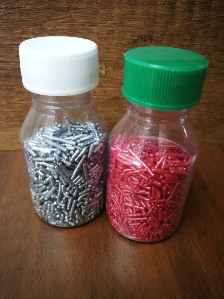 FRASCOS DE PALITOSCOMESTIBLES VARIOS COLORES