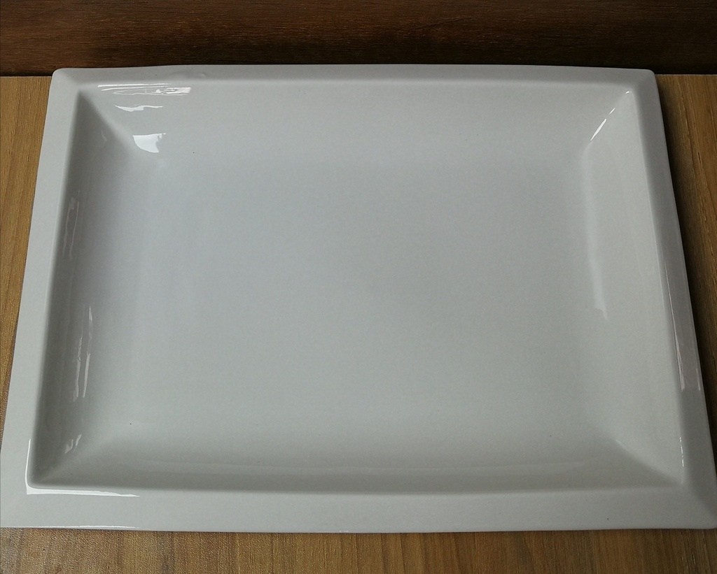 PLATO PORCELANA ORION RECTANGULAR BLANCO 30,5 * 21CM