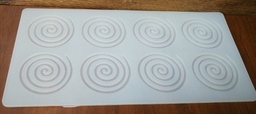 [P0025] MOLDE DE SILICONA BALNCO ESPIRAL