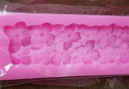 [P0030] MOLDE DE SILICONA TIPO FLORES (HORTENSIAS)