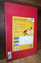 [MSXCB1812R-USS] TABLA PICAR PLASTICA 45*30*1,2CM ROJA