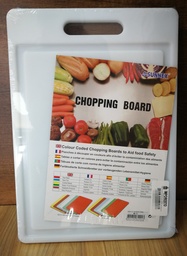 [6212CW-USS] TABLA PICAR POLIPROPILENO 35*25*1,2CM BLANCA