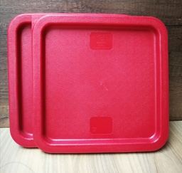 [P-081] TAPA CONTENEDOR ALMACENAMIENTO 6L-8L ROJA