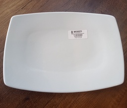 [PA1101917812] BANDEJA RECT 33X23CM ACT BLANC.